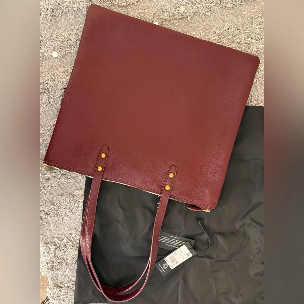 Rebecca Minkoff Milan Tote with Studs in Port - Picture 6 of 12